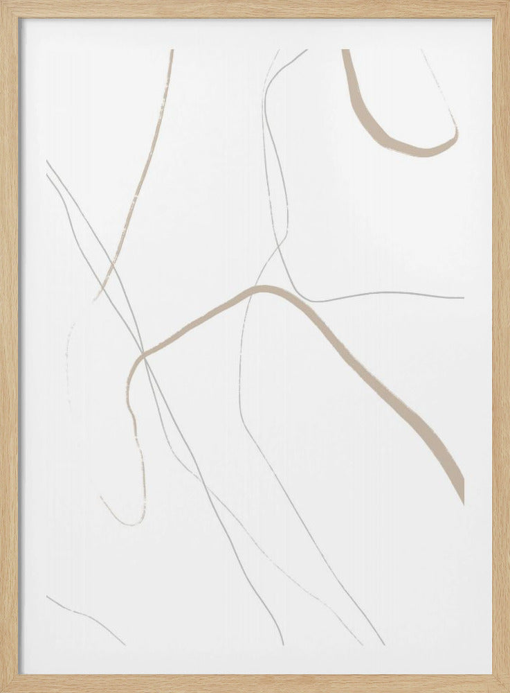 Subtile Fließlinien | Poster