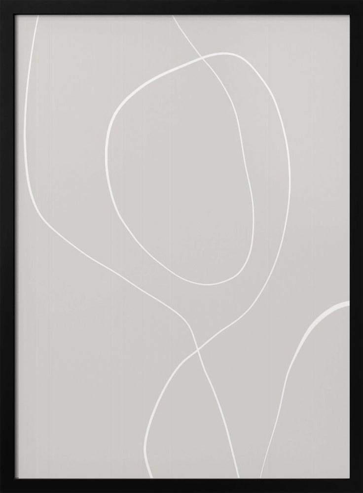 Fließende Linien Harmonie | Poster
