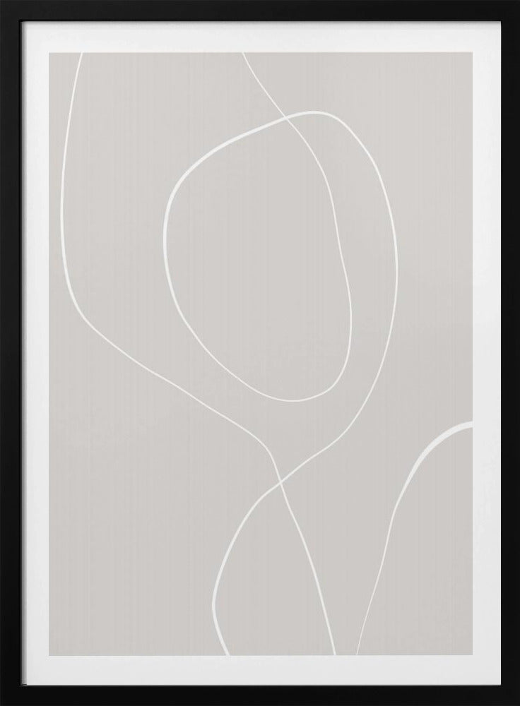 Fließende Linien Harmonie | Poster