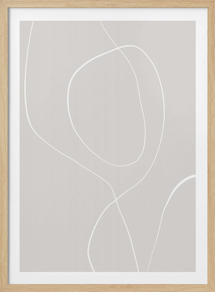 Fließende Linien Harmonie | Poster