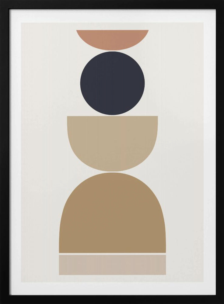 Abstrakte geometrische Harmonie | Poster