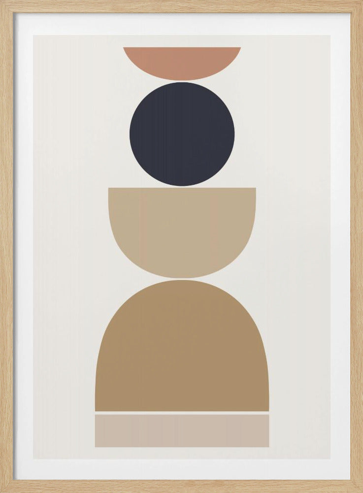 Abstrakte geometrische Harmonie | Poster