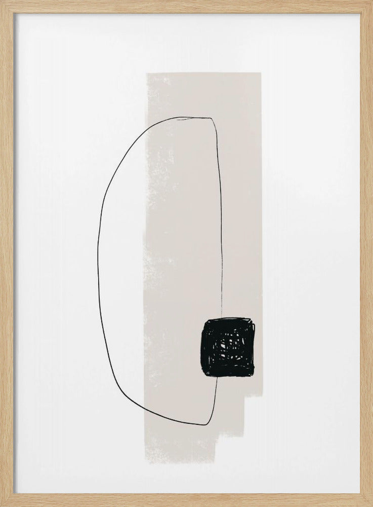 Minimalistische Harmonie | Poster