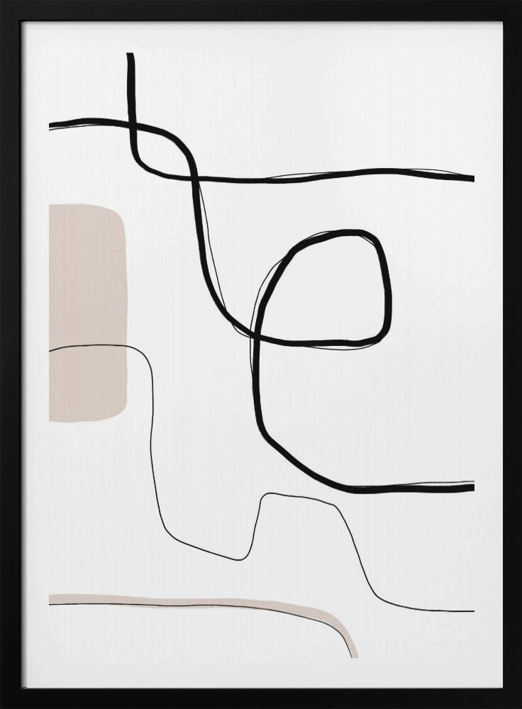 Kurven und Linien | Poster