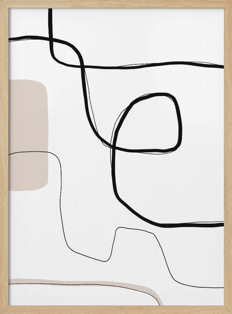 Kurven und Linien | Poster