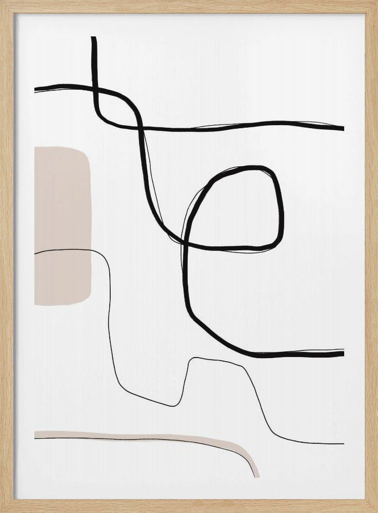 Kurven und Linien | Poster