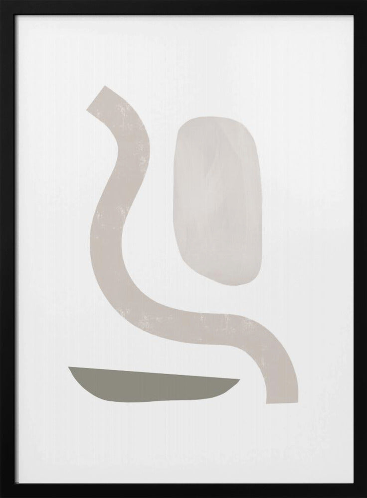 Gedämpfte Kurven Geometrie | Poster