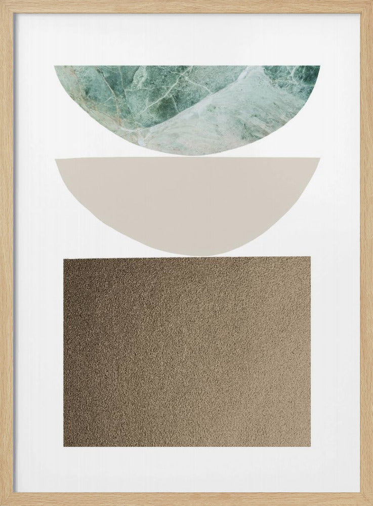 Minimalistische geometrische Formen | Poster