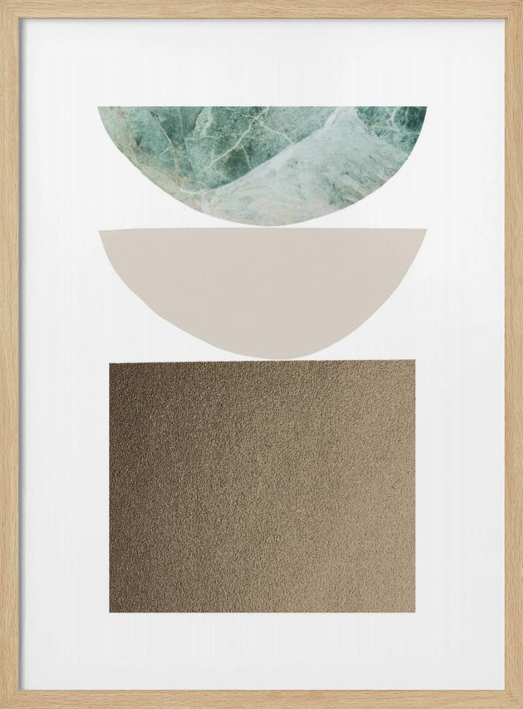 Minimalistische geometrische Formen | Poster