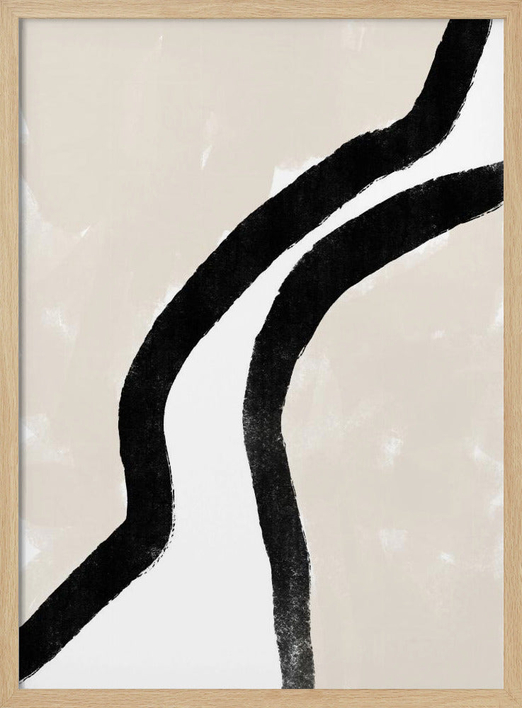 Kräftige schwarze Linien | Poster