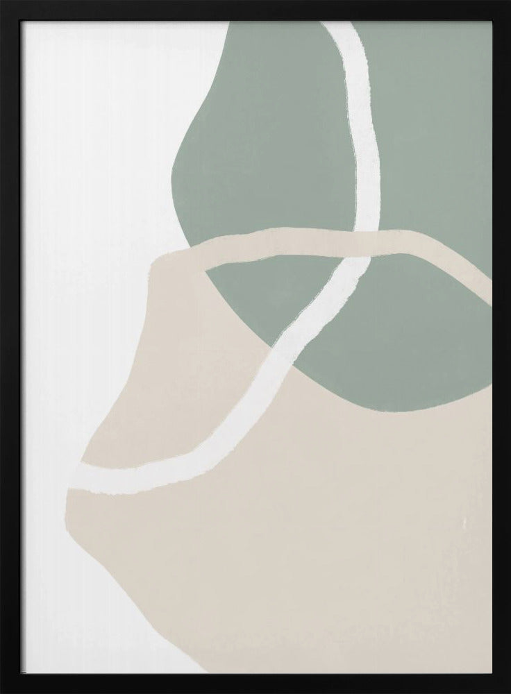 Abstrakter Erdfluss | Poster