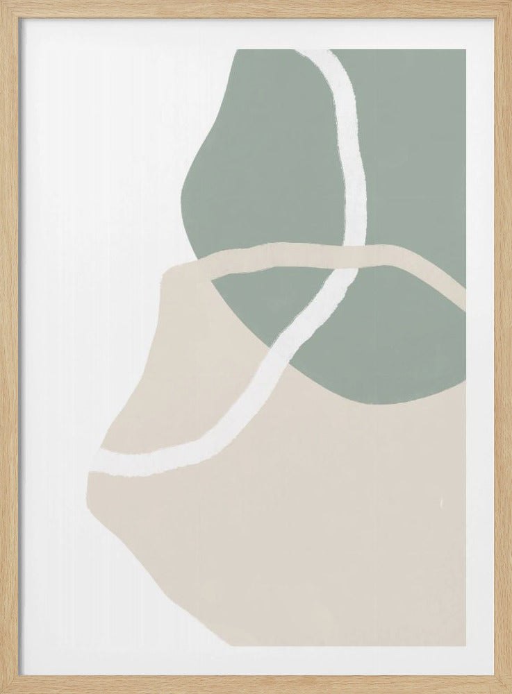 Abstrakter Erdfluss | Poster
