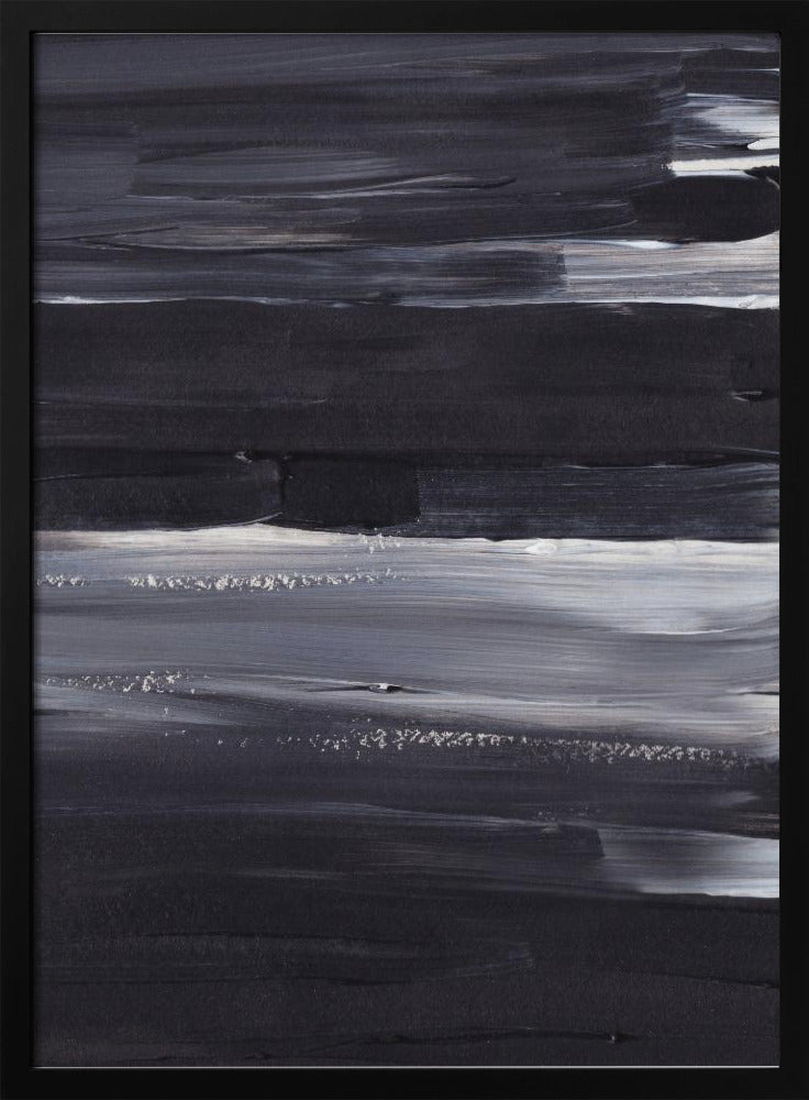 Ausdrucksstarke monochrome Striche | Poster
