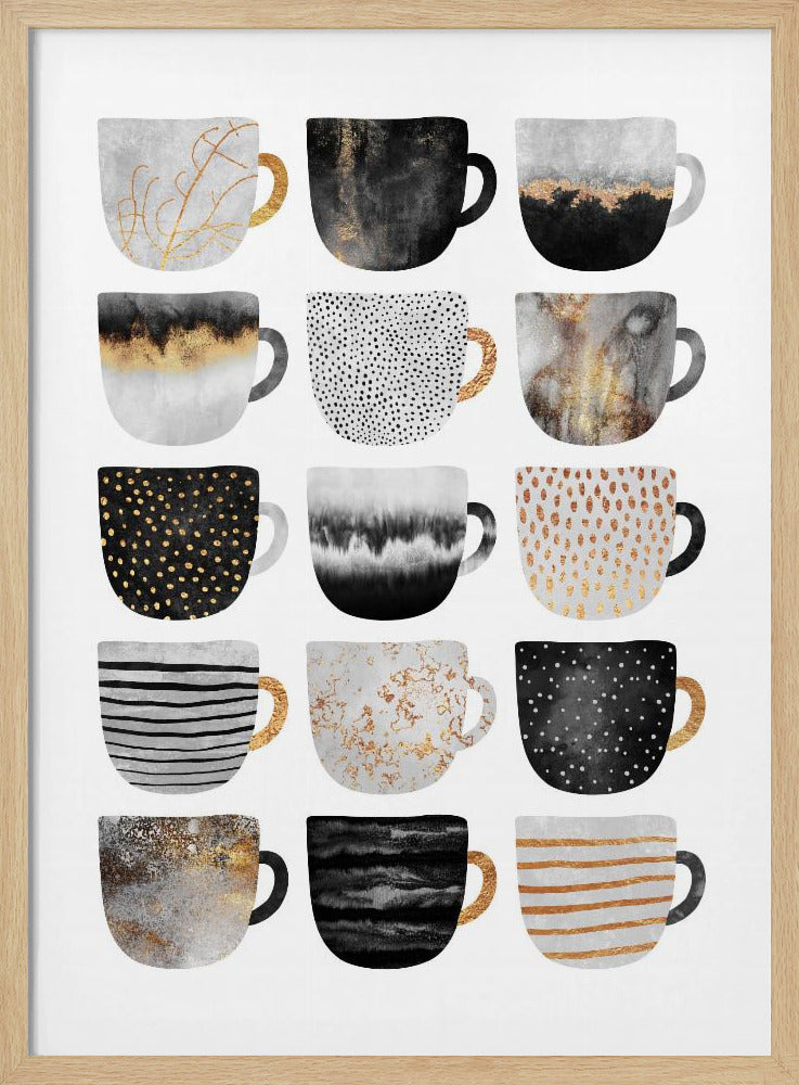 Hübsche Kaffeetassen | Poster