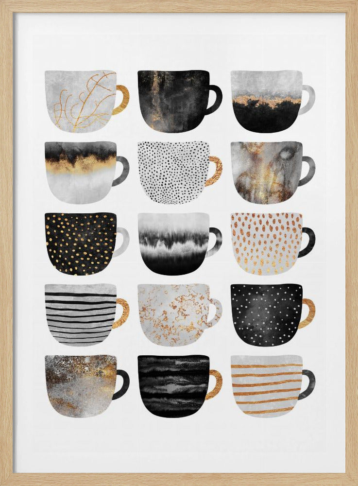 Hübsche Kaffeetassen | Poster