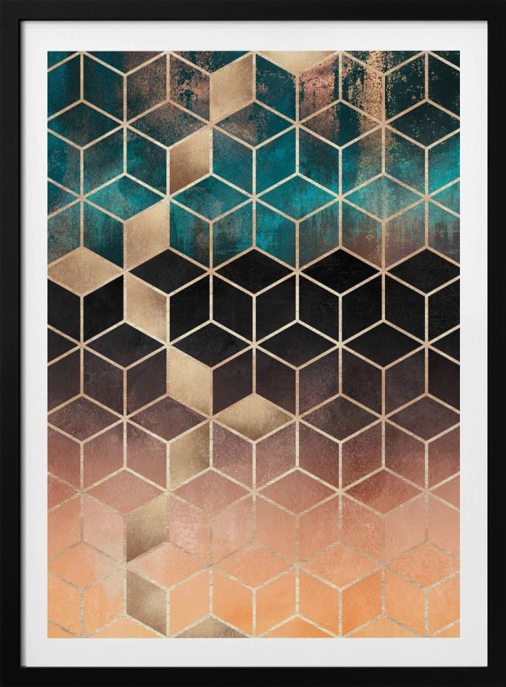 Ombre Traumwürfel | Poster