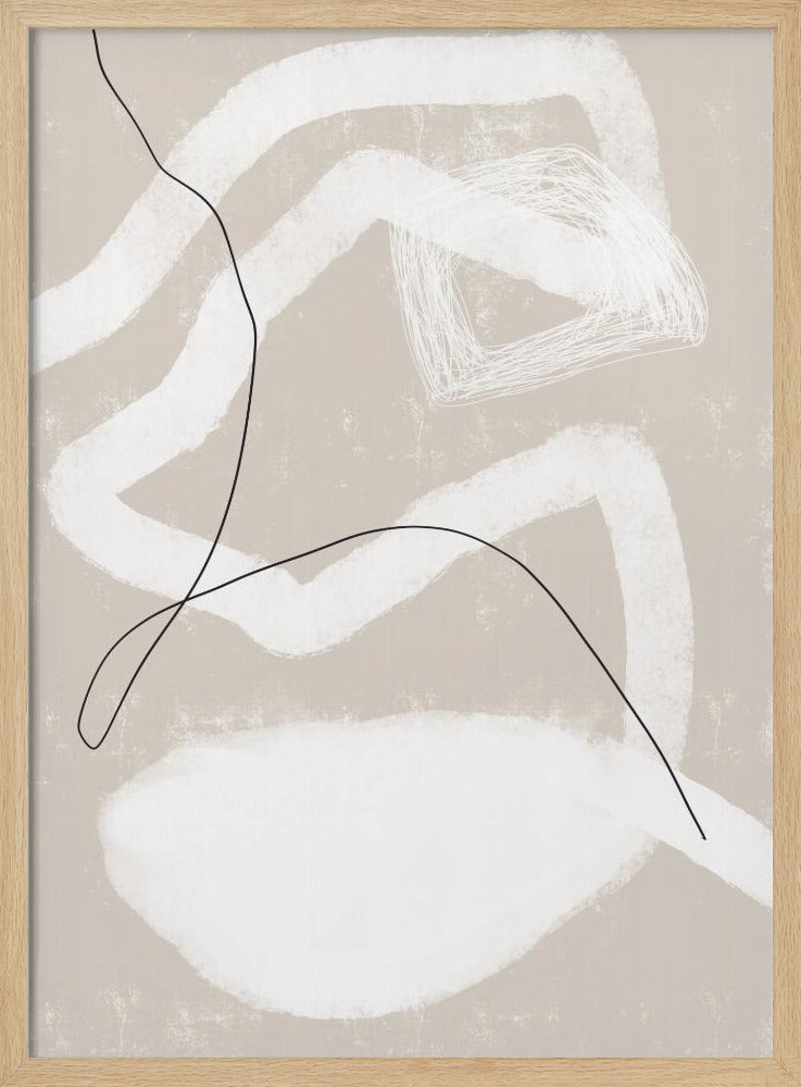 Organische Linien und Formen | Poster