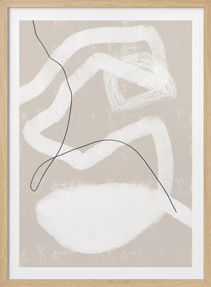 Organische Linien und Formen | Poster