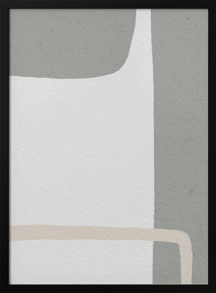 Abstraktes Design mit gedämpften Tönen | Poster