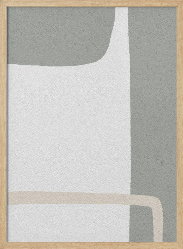 Abstraktes Design mit gedämpften Tönen | Poster