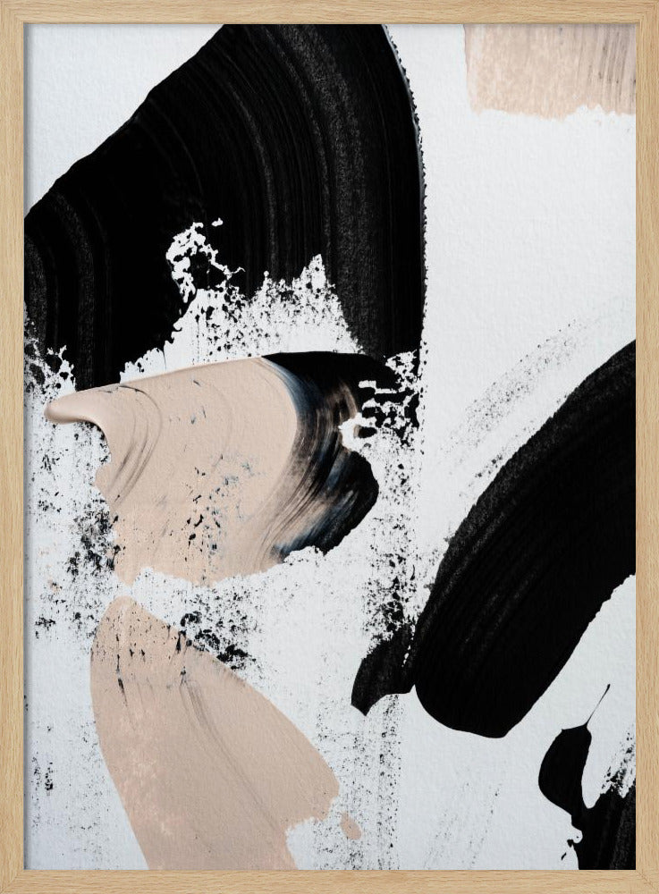 Schwarz und Nackt | Poster