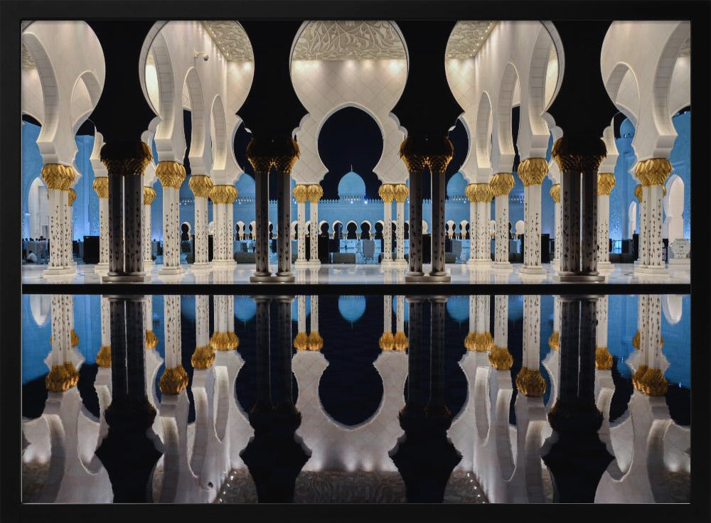 Blaue Stunde & Reflexion | Poster
