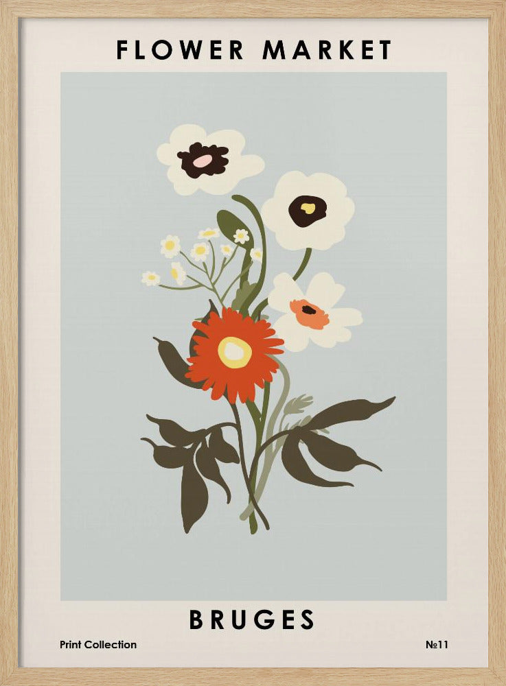 Blumenmarkt Brügge | Poster