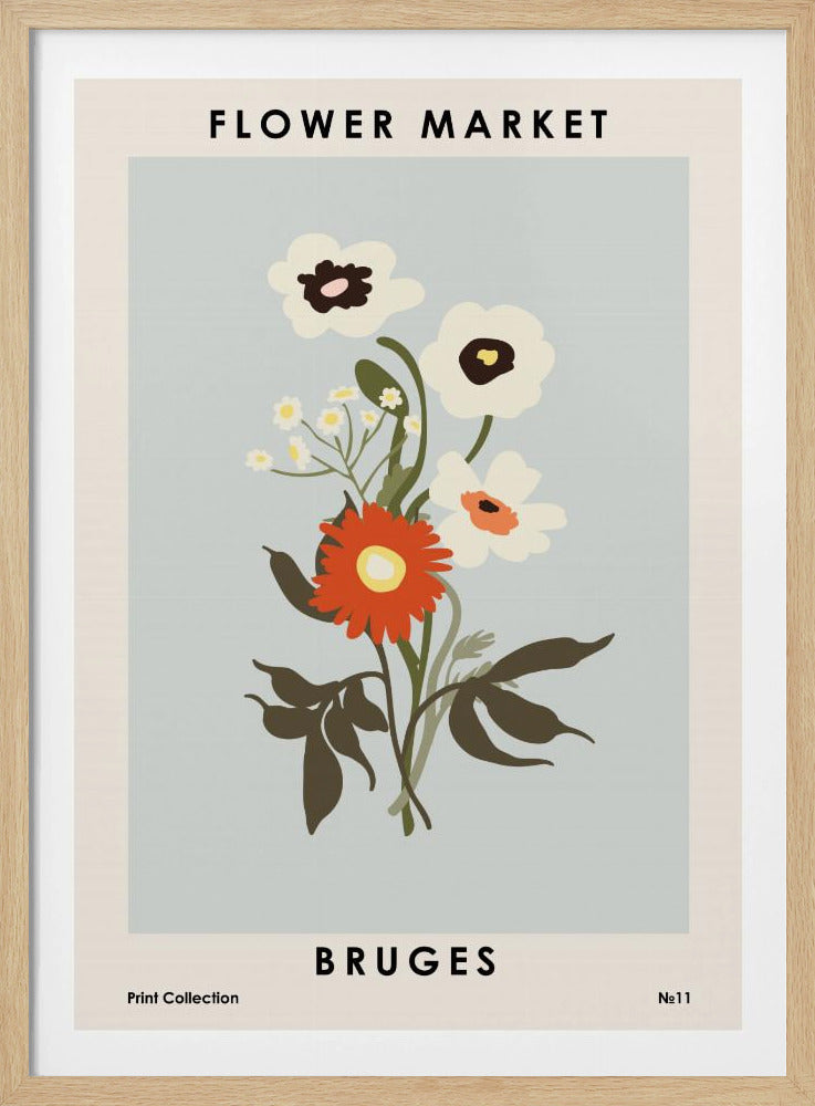 Blumenmarkt Brügge | Poster