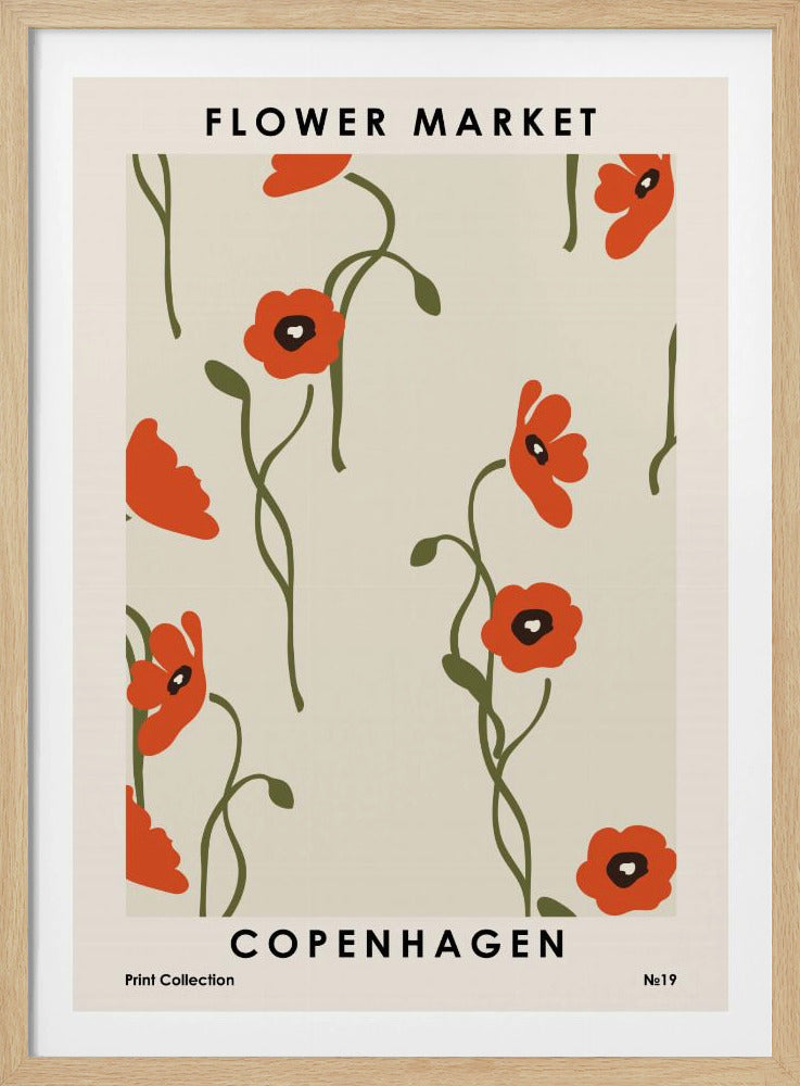 Blumenmarkt Kopenhagen | Poster