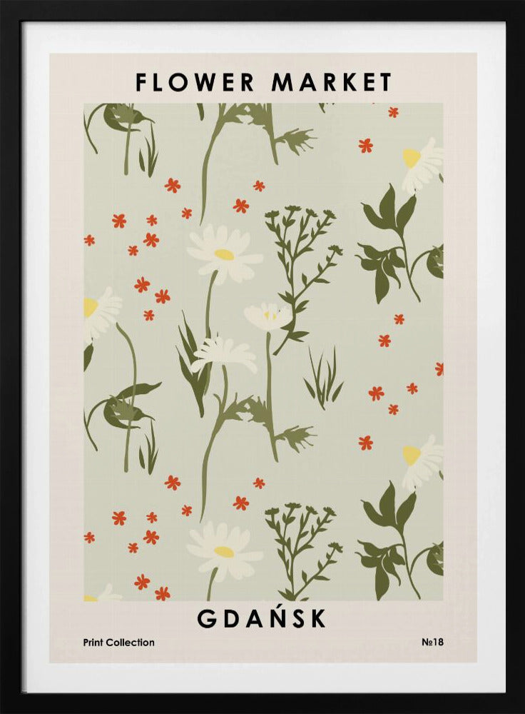 Blumenmarkt Danzig | Poster