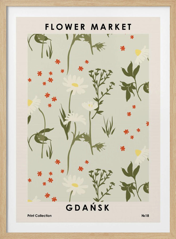 Blumenmarkt Danzig | Poster