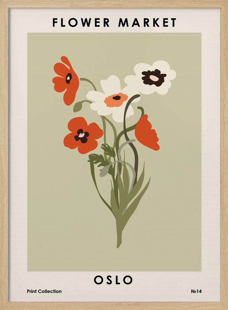 Blumenmarkt Oslo | Poster