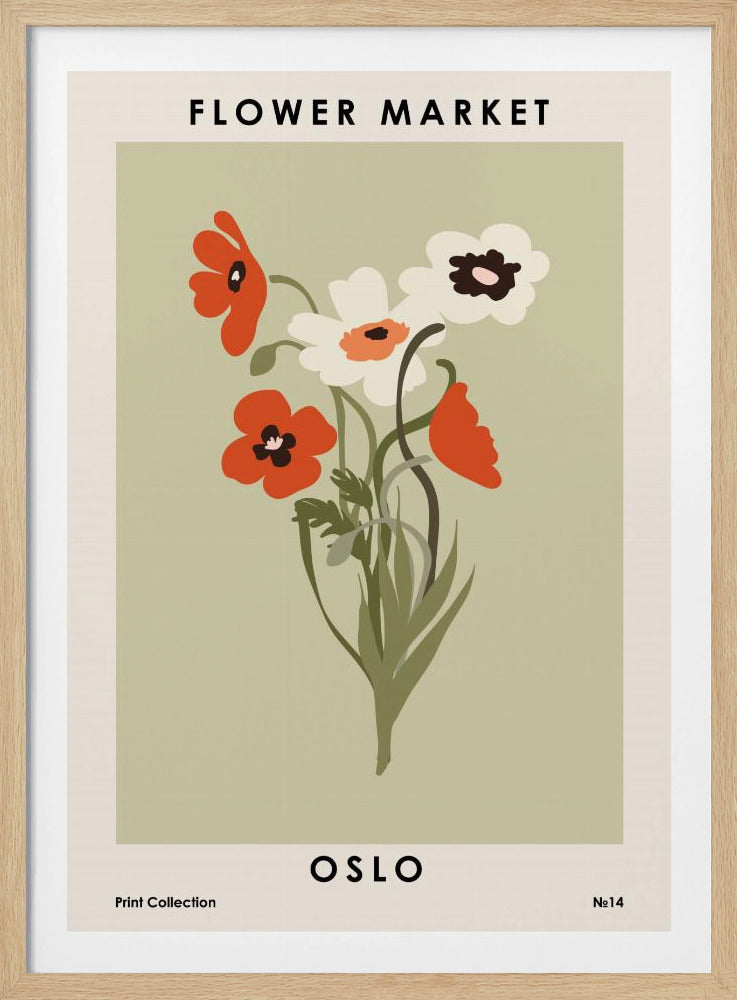 Blumenmarkt Oslo | Poster