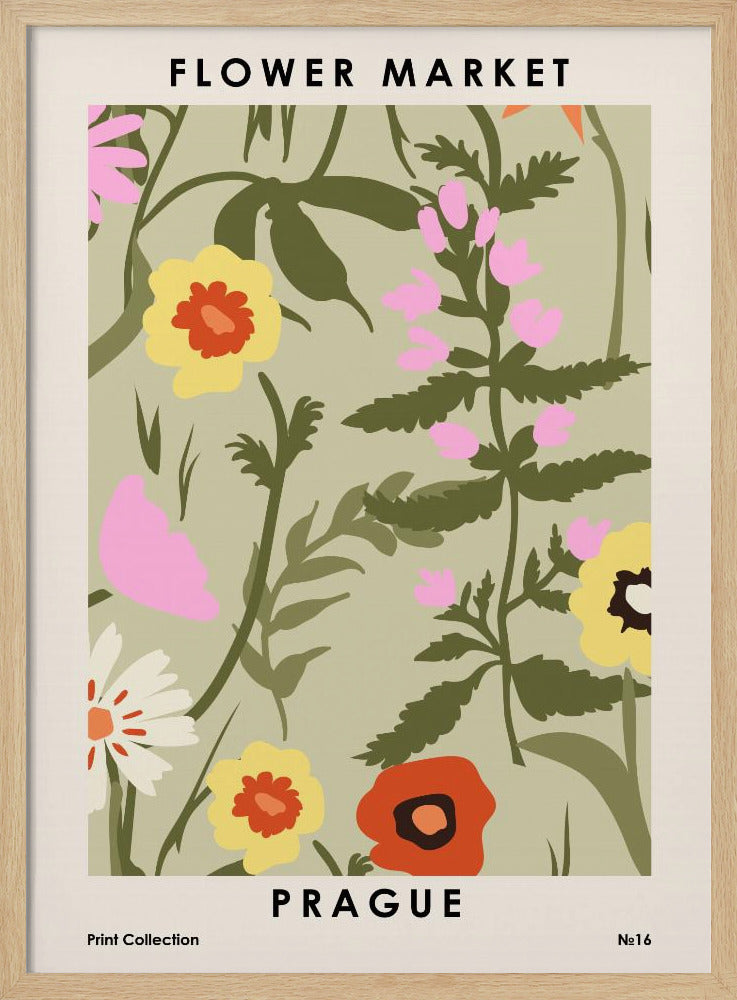 Blumenmarkt Prag | Poster