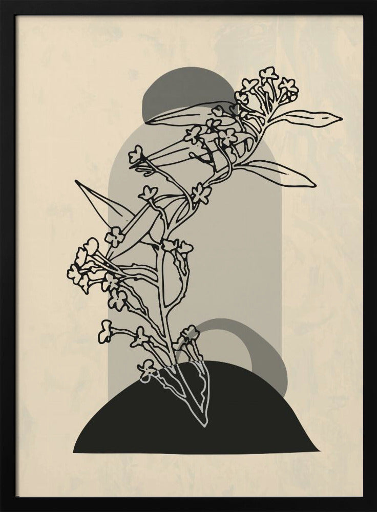 Abstrakte Blume 5 | Poster