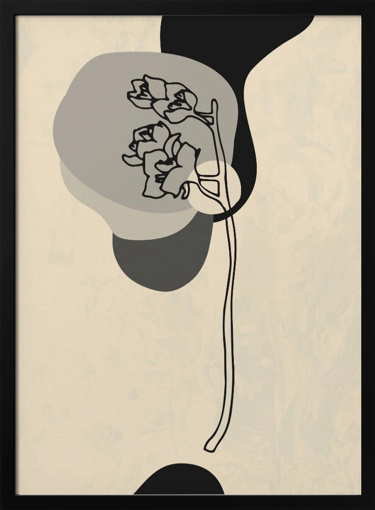 Abstrakte Blume 3 | Poster