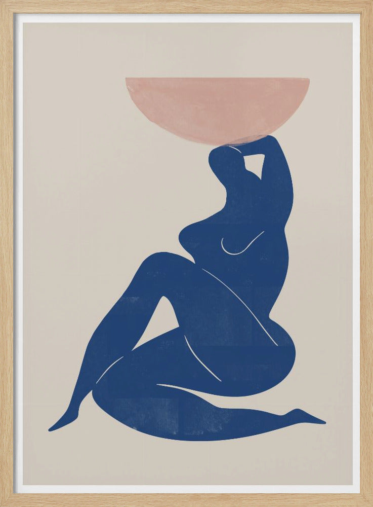 Harmonie in Blau | Poster