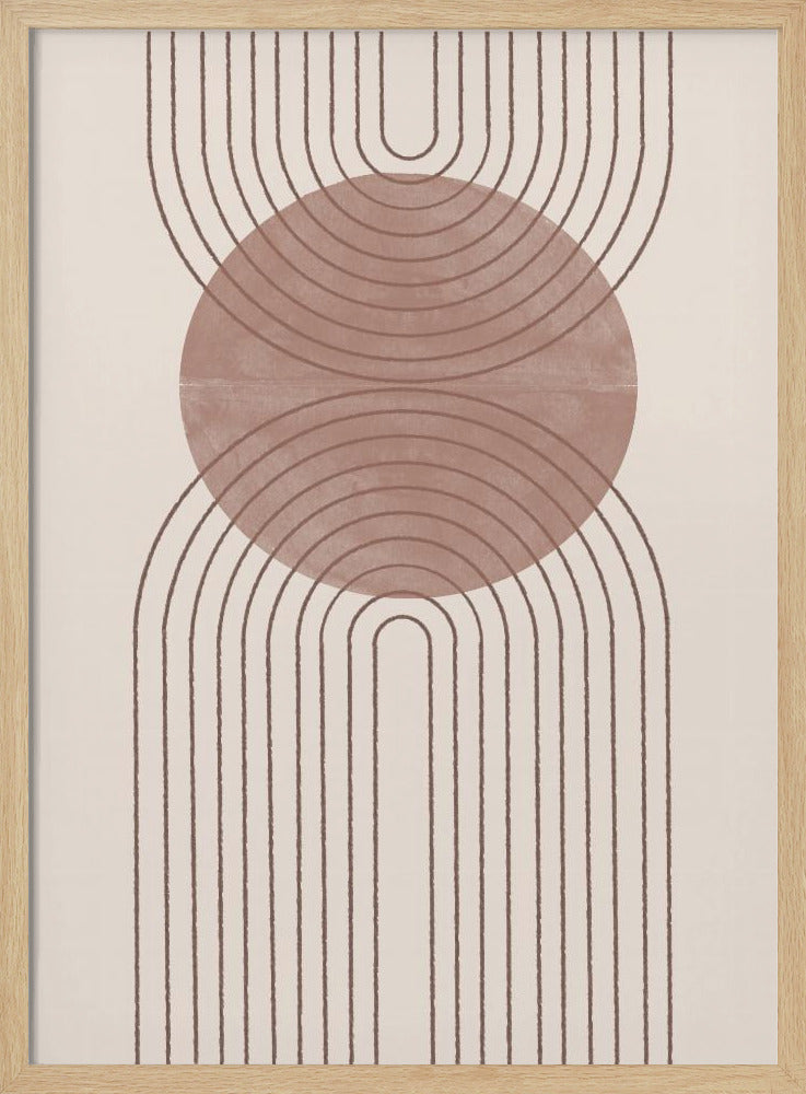Geschwungene Wege | Poster