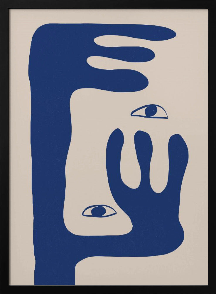 Abstraktes Gesicht Nr. 1. | Poster