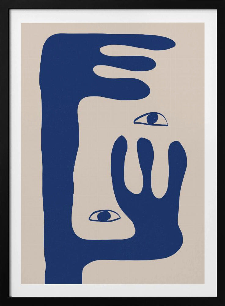 Abstraktes Gesicht Nr. 1. | Poster
