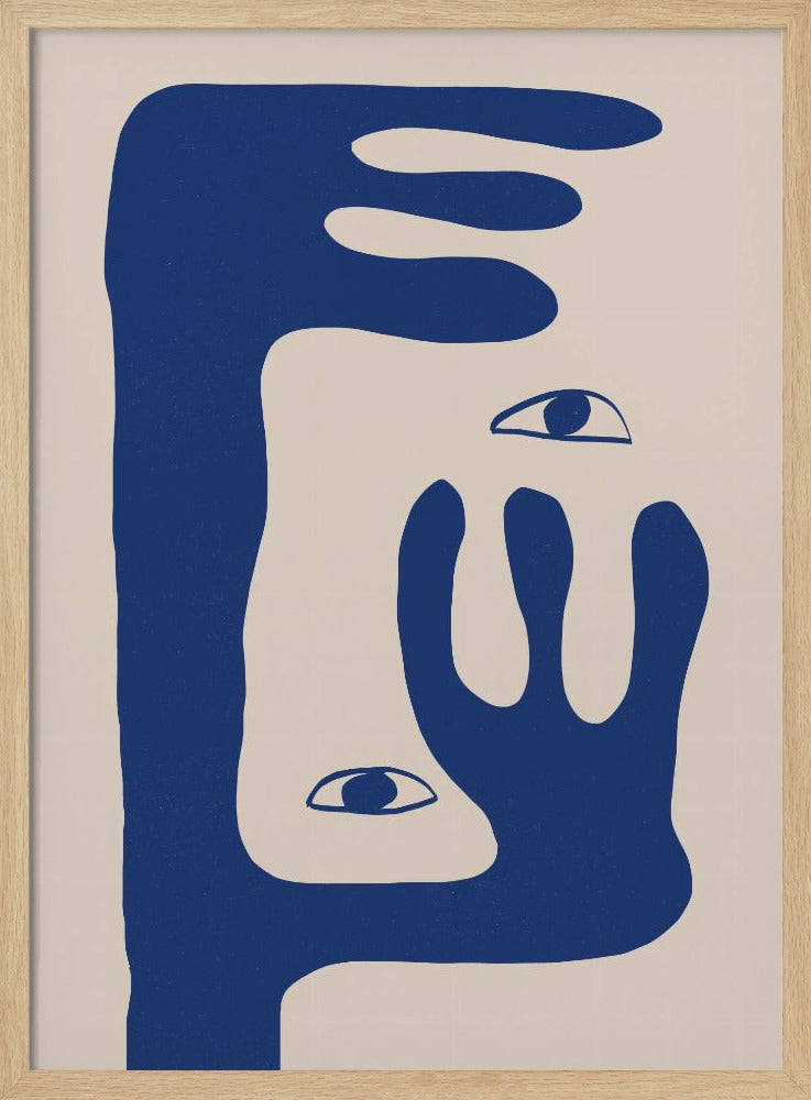Abstraktes Gesicht Nr. 1. | Poster