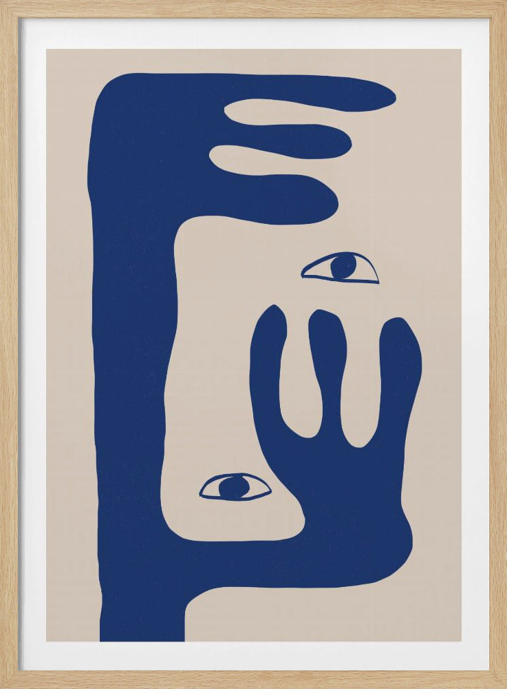 Abstraktes Gesicht Nr. 1. | Poster