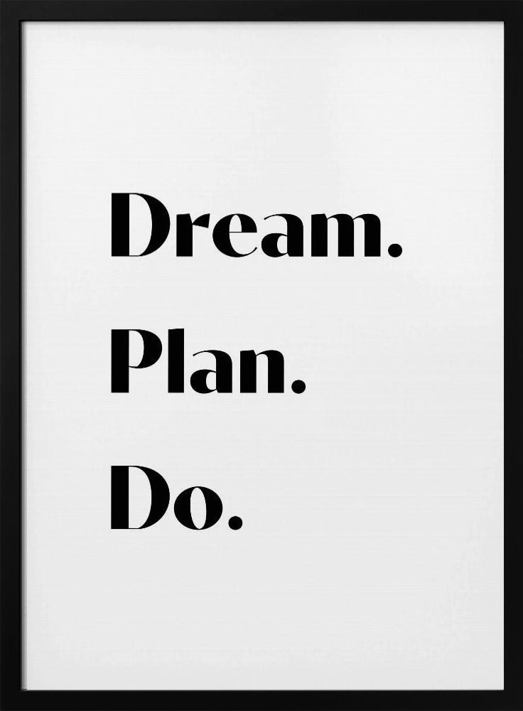 Traumplan machen | Poster