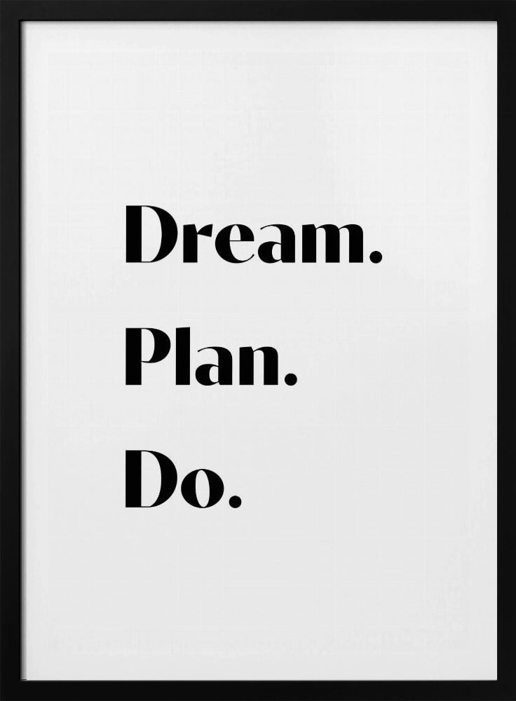 Traumplan machen | Poster