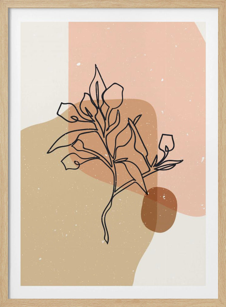 Abstrakte Komposition 14 | Poster