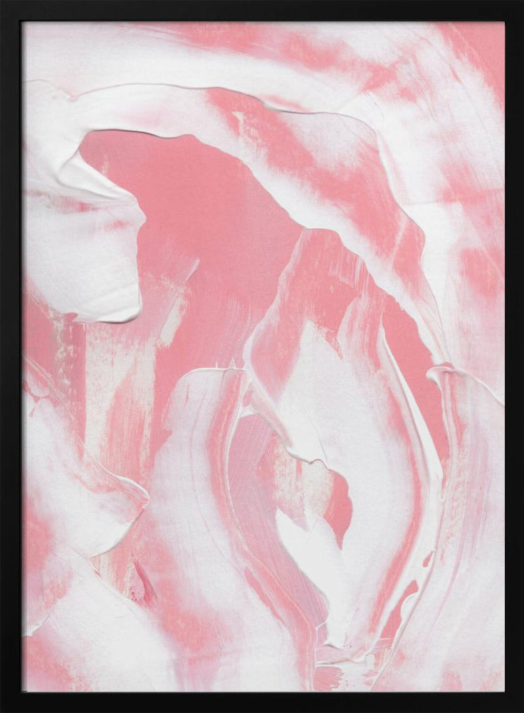 Harmonische Mischung aus Rosa- und Weißtönen | Poster
