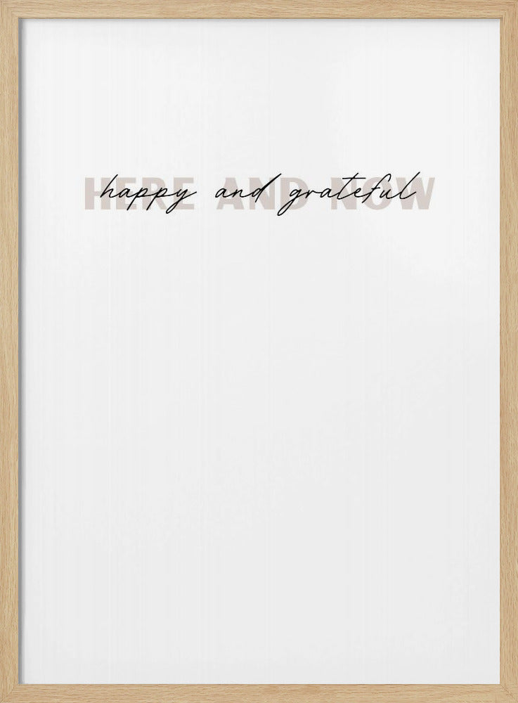 Minimalistisches Typografie-Kunstwerk | Poster