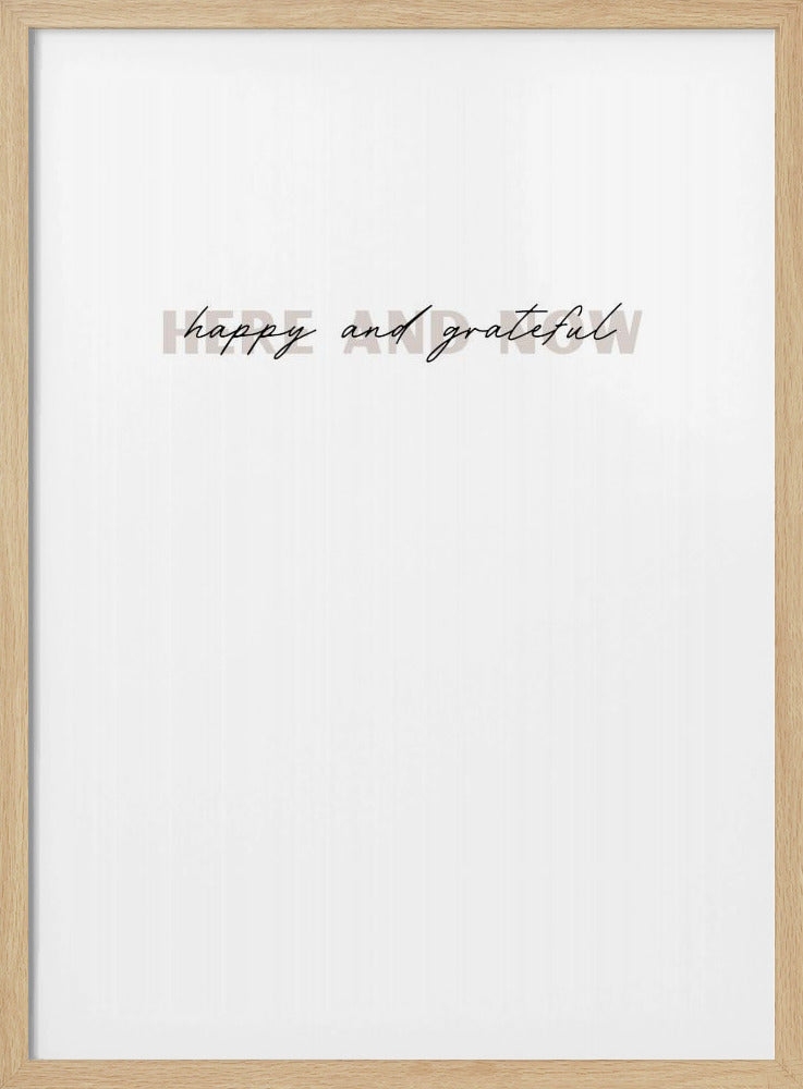 Minimalistisches Typografie-Kunstwerk | Poster