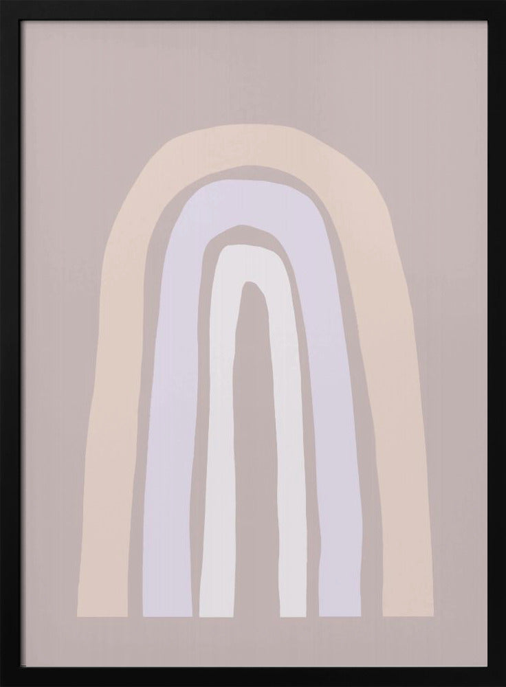 Sanfte Pastelltöne und organische Formen | Poster