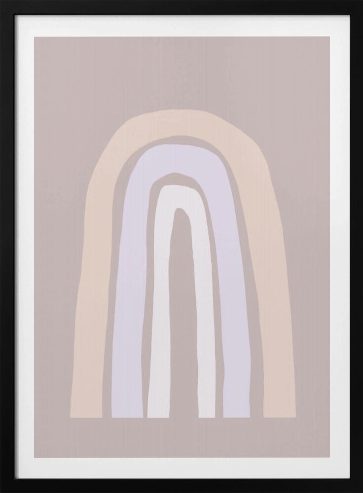 Sanfte Pastelltöne und organische Formen | Poster